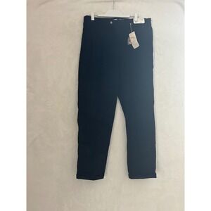 Izod Club Mens Navy Blue Corduroy Pants Straight Leg 100% Cotton 38x32 NWT